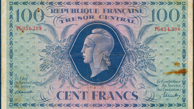 100 francs Marianne type 1943