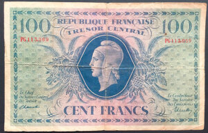 100 francs Marianne type 1943