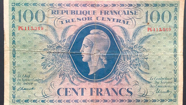 100 francs Marianne type 1943