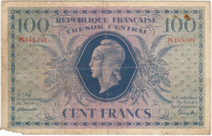 100 francs Marianne type 1943