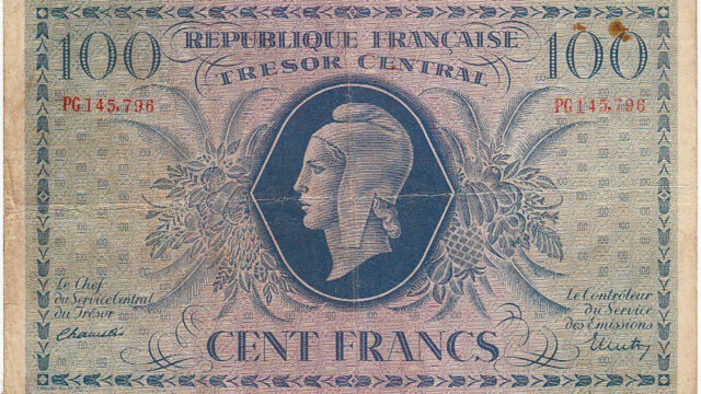 100 francs Marianne type 1943