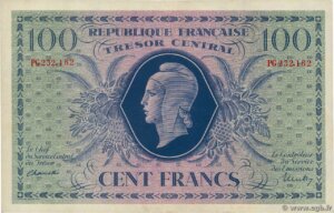 100 francs Marianne type 1943