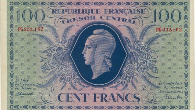 100 francs Marianne type 1943