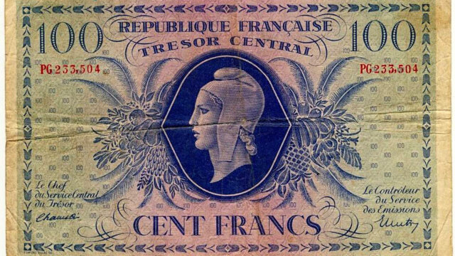 100 francs Marianne type 1943