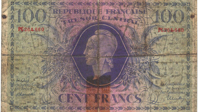 100 francs Marianne type 1943