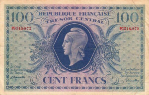 100 francs Marianne type 1943