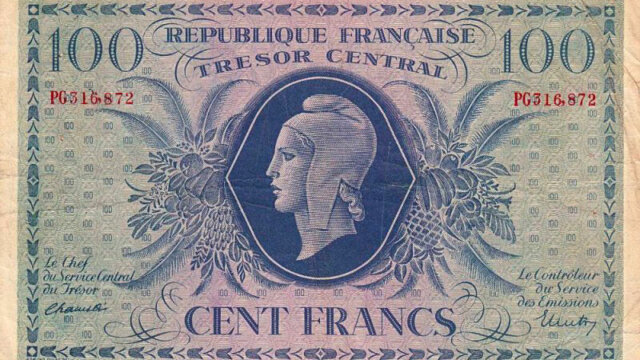 100 francs Marianne type 1943