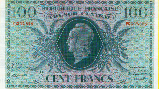 100 francs Marianne type 1943