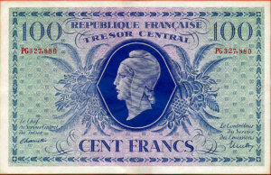 100 francs Marianne type 1943