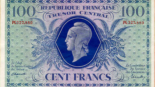 100 francs Marianne type 1943