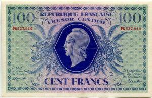 100 francs Marianne type 1943