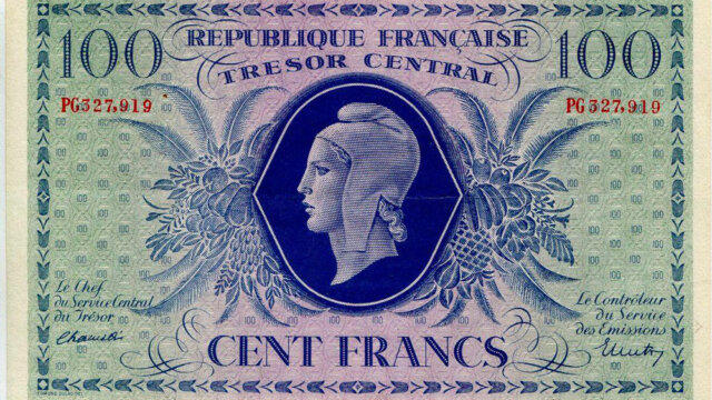 100 francs Marianne type 1943