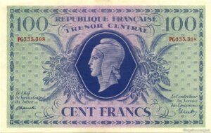 100 francs Marianne type 1943