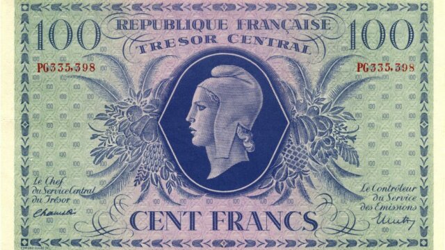 100 francs Marianne type 1943