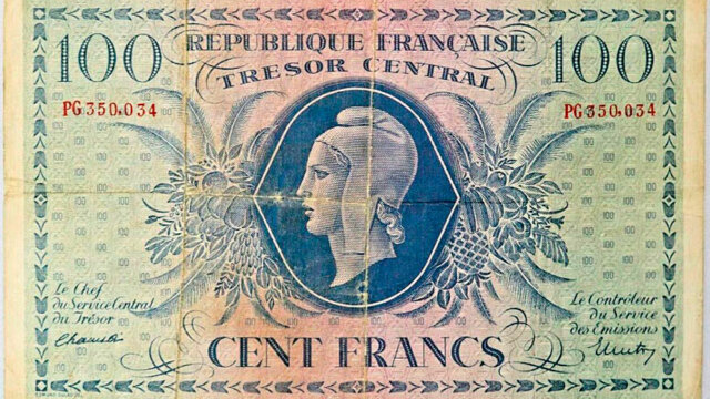 100 francs Marianne type 1943