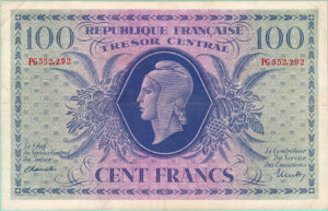 100 francs Marianne type 1943