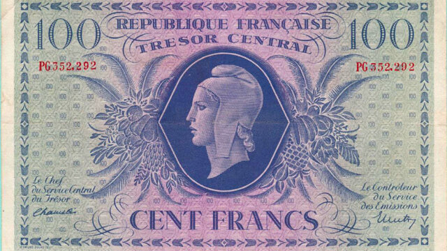 100 francs Marianne type 1943