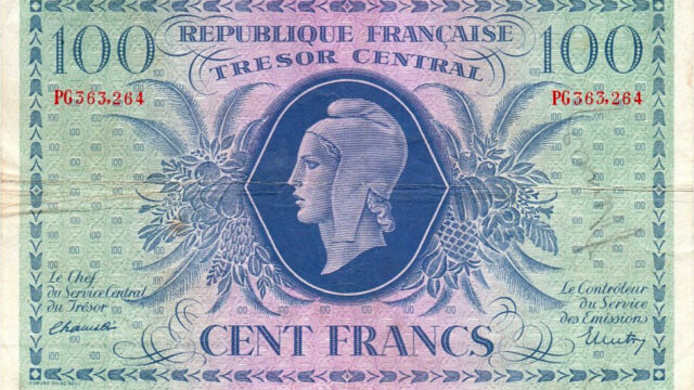 100 francs Marianne type 1943