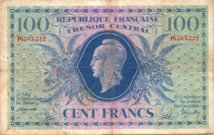 100 francs Marianne type 1943