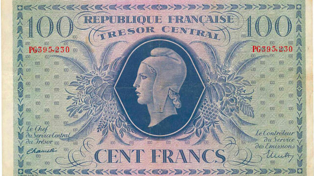 100 francs Marianne type 1943