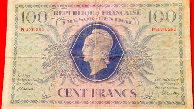 100 francs Marianne type 1943