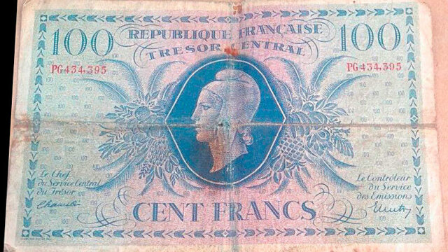 100 francs Marianne type 1943