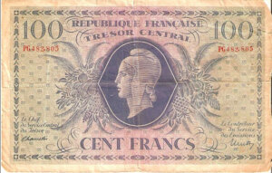 100 francs Marianne type 1943