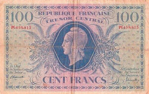 100 francs Marianne type 1943