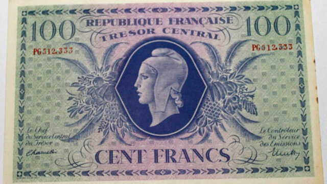 100 francs Marianne type 1943