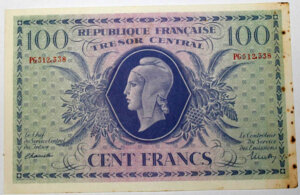 100 francs Marianne type 1943