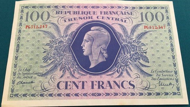 100 francs Marianne type 1943