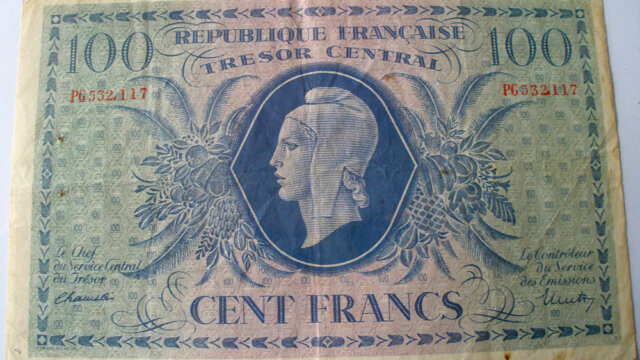 100 francs Marianne type 1943