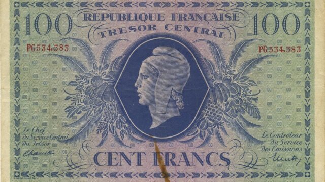 100 francs Marianne type 1943