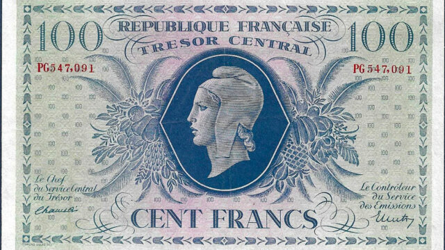 100 francs Marianne type 1943