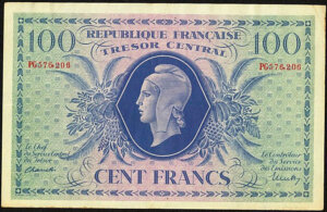 100 francs Marianne type 1943