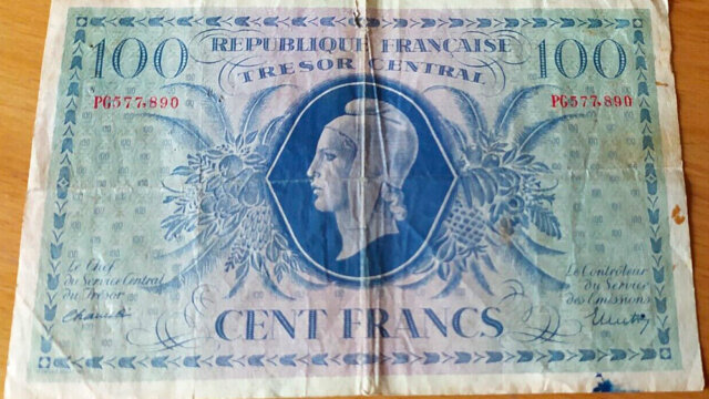 100 francs Marianne type 1943