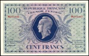 100 francs Marianne type 1943