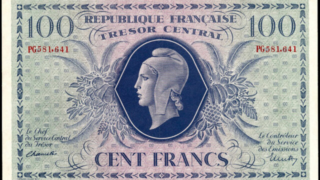 100 francs Marianne type 1943