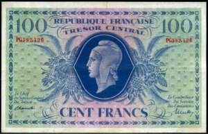 100 francs Marianne type 1943