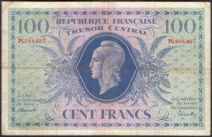 100 francs Marianne type 1943