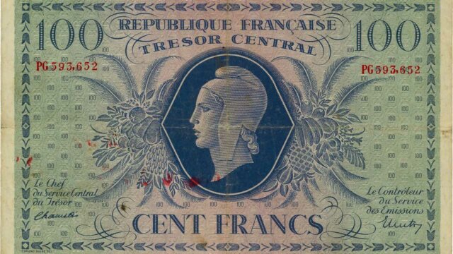 100 francs Marianne type 1943