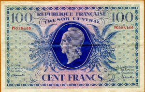 100 francs Marianne type 1943