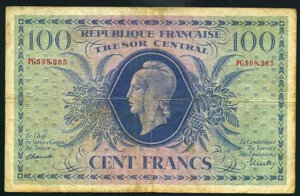 100 francs Marianne type 1943