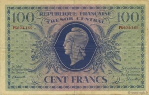 100 francs Marianne type 1943