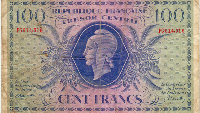 100 francs Marianne type 1943