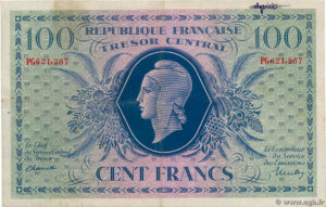 100 francs Marianne type 1943