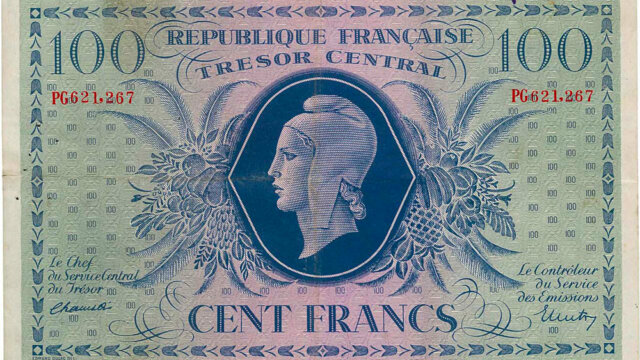 100 francs Marianne type 1943