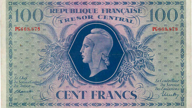 100 francs Marianne type 1943