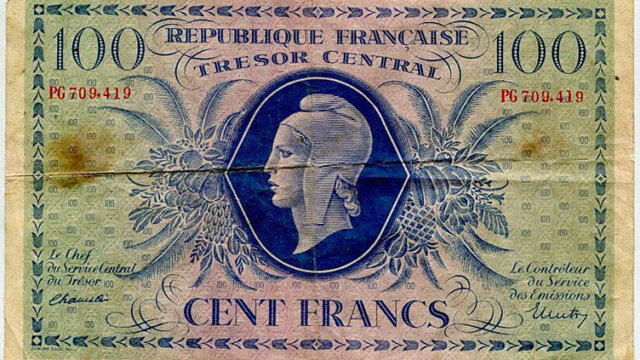 100 francs Marianne type 1943