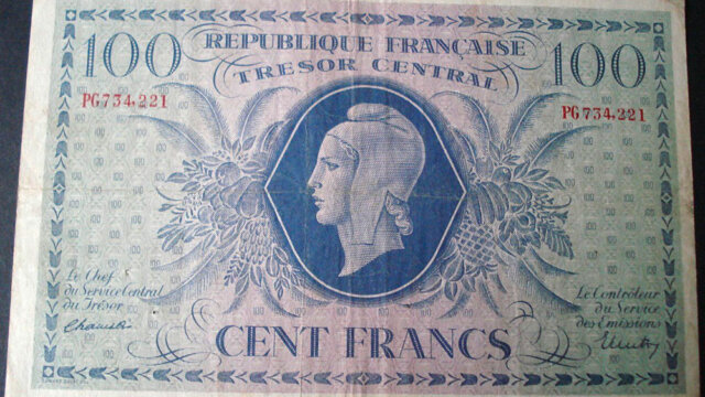 100 francs Marianne type 1943